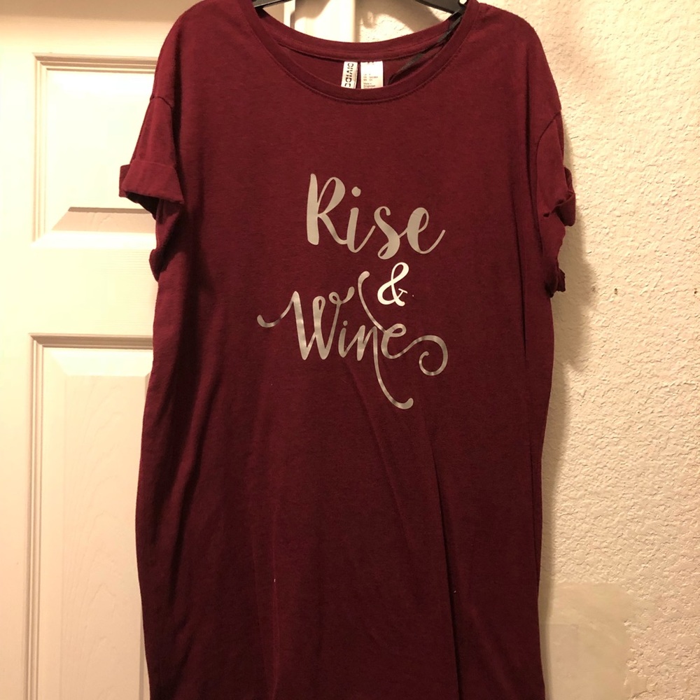 Rise & Wine shirt
